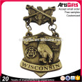 Best selling metal metal army cap badge